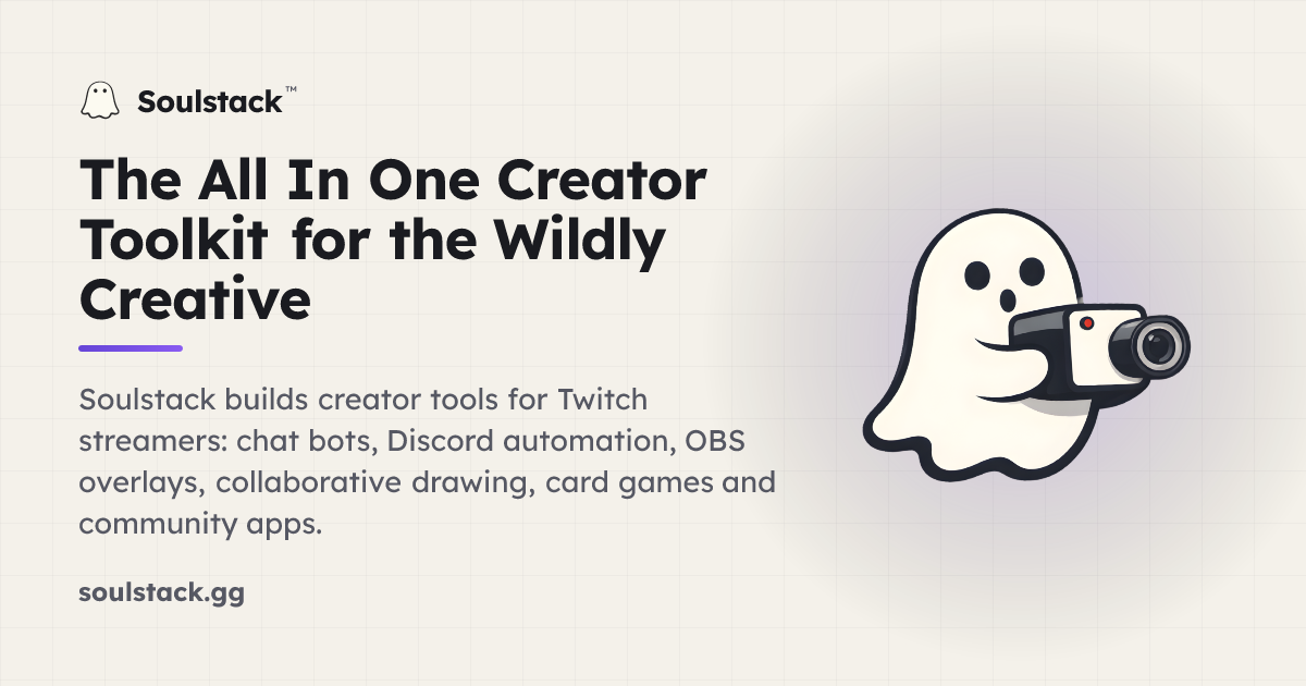 Soulstack | Creator Tools for Twitch, Discord & OBS